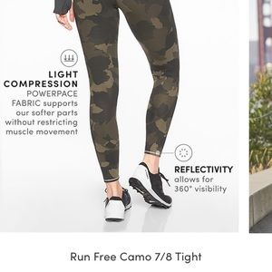 Athleta run free camo